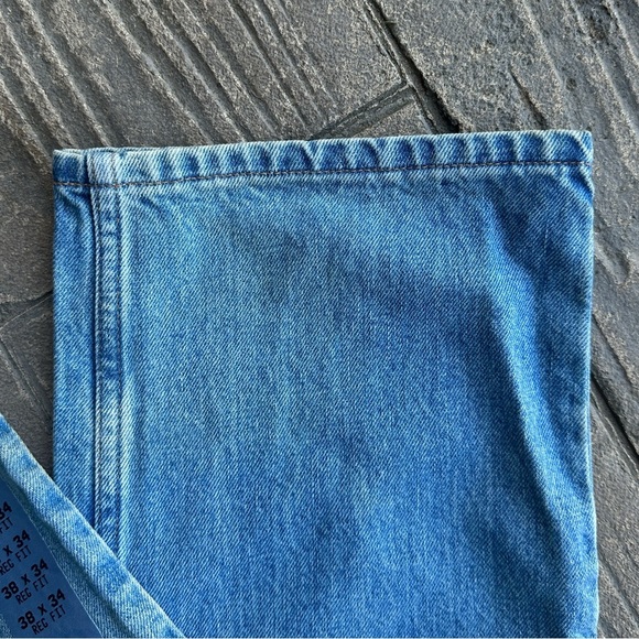 Vintage 90s Levi’s 505 Zip Fly Straight Leg Regular Fit Jeans Men 38 NWT Y2K - Picture 4 of 10